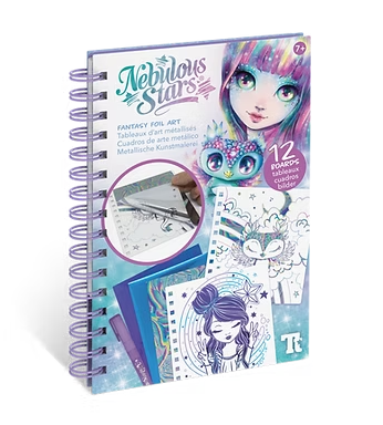 Petit carnet créatif - Tableaux à métalliser - Nebulous Stars