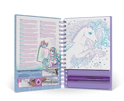 Petit carnet créatif - Tableaux à métalliser - Nebulous Stars