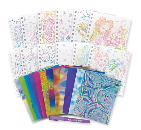 Petit carnet créatif - Tableaux à métalliser - Nebulous Stars