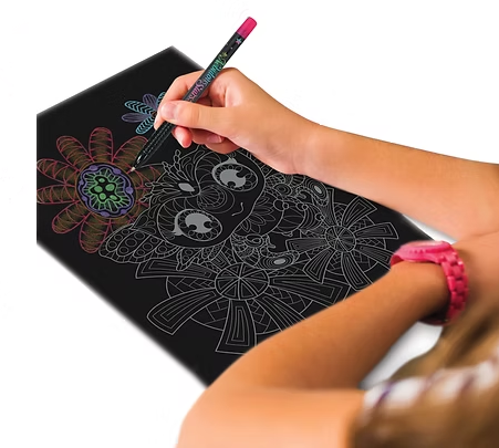 Livre de coloriage à pages noires d'Isadora - Nebulous Stars