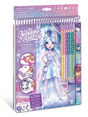 Carnet de croquis de mode / Astral Ball – Nebulous Stars
