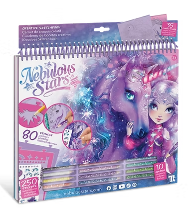 Carnet de croquis créatif - Firiaz & Daliaz - Nebulous Stars