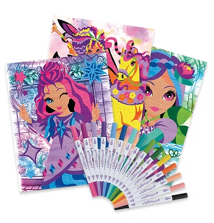 Ensemble de coloriage par numéro - Mystère - Nebulous Stars