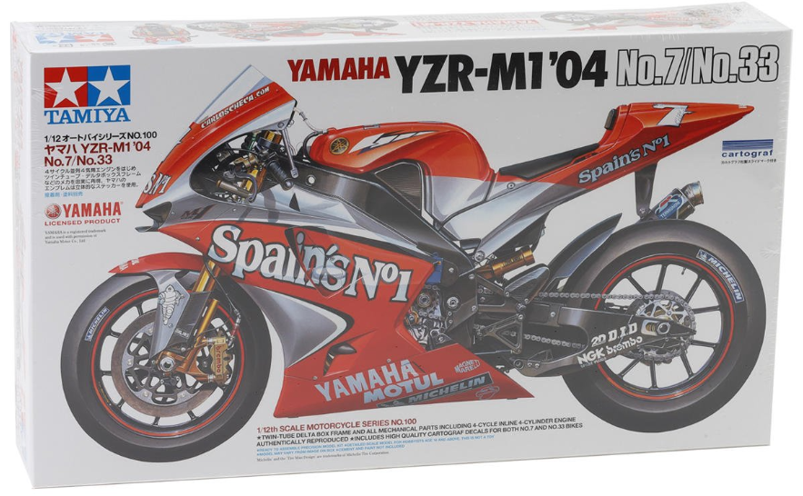 TAM14101 – Yamaha YZR-M1 2004 Checa / Melandri – Moto de sport 1/12