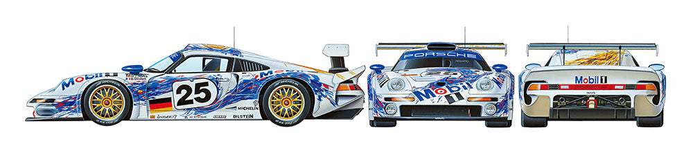 TAM24186 – Porsche 911 GT1 – Voiture de sport 1/24