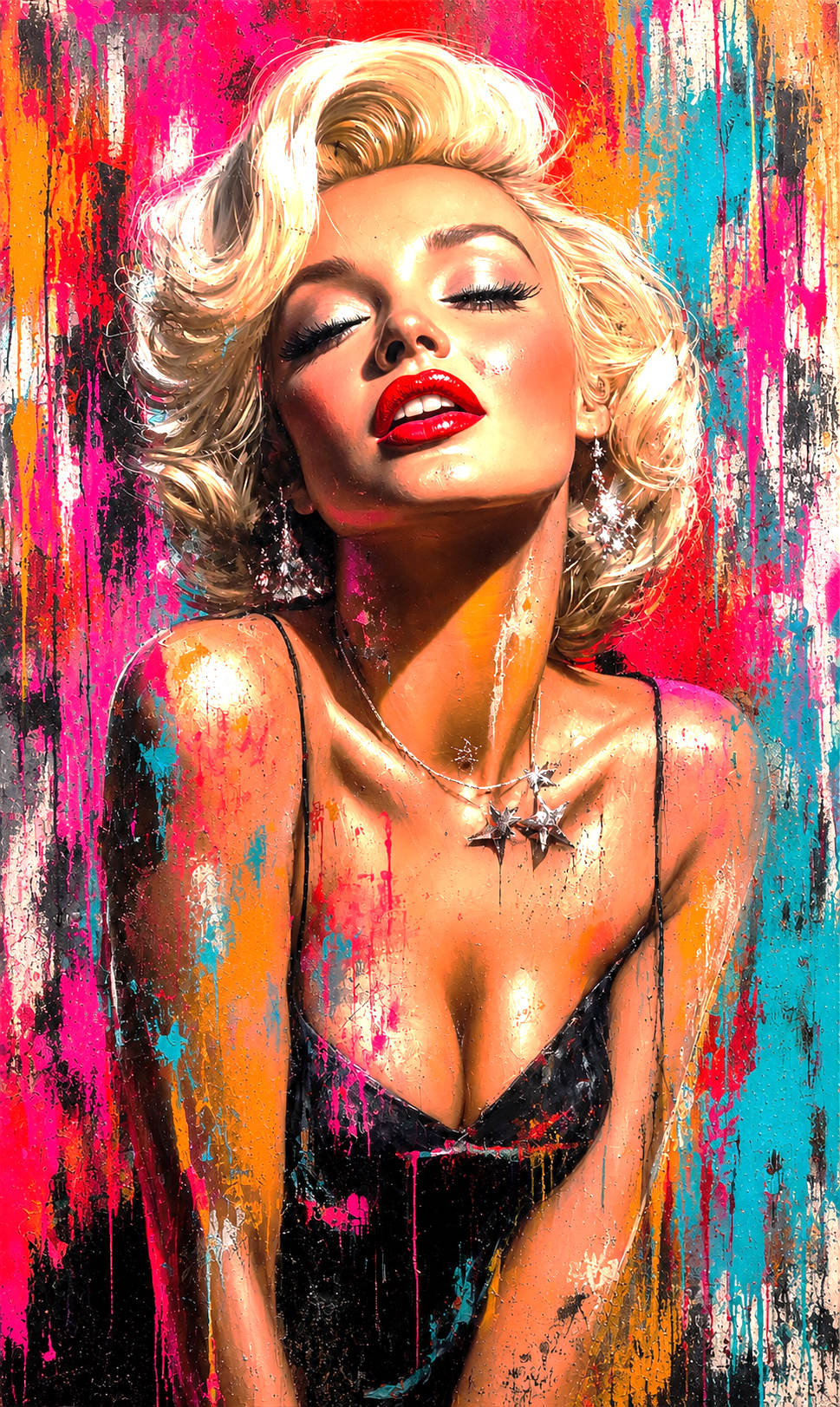 Peinture diamant 5D - Haute Gamme - Marilyn Éclat Pop