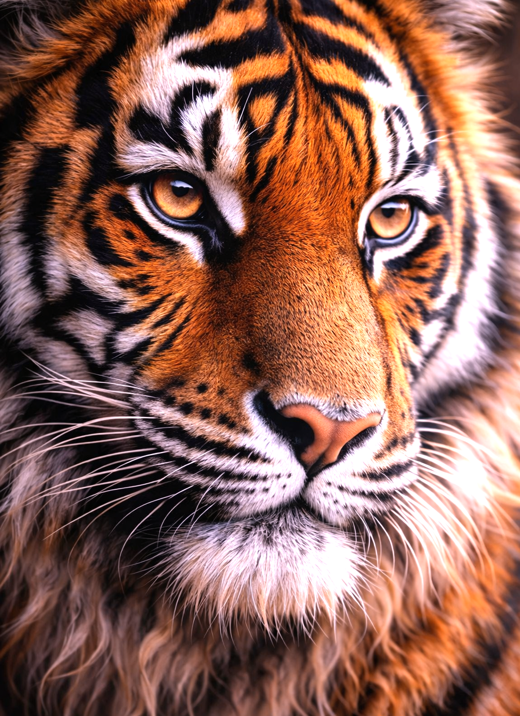 Peinture diamant 5D - Haute Gamme - Regard du Tigre Royal