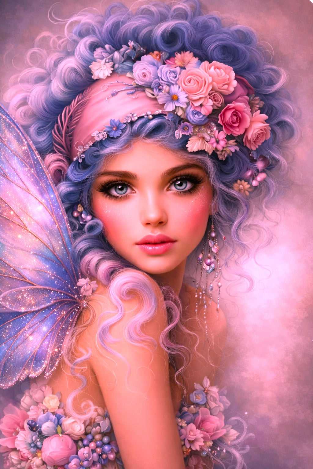 Peinture diamant 5D - Haute Gamme - Fée des Roses