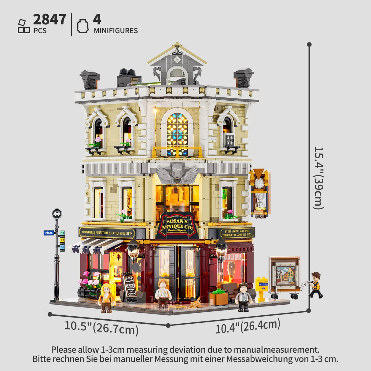 F9033 – Boutique d’antiquités – Vie urbaine – 2847 pcs – Lumibricks