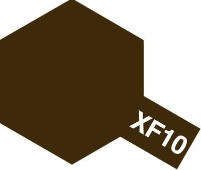 Tamiya XF-10 Flat Brown / Brun mat – Émail – 10 ml