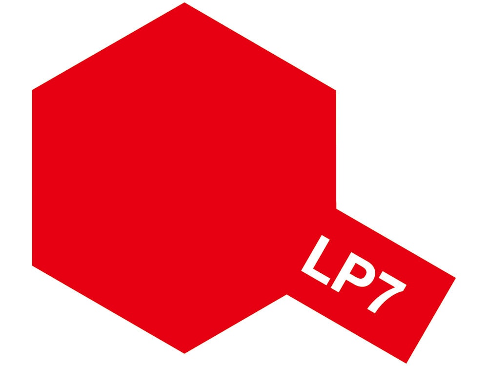 Tamiya LP-7 – Pure Red / Rouge pur – Lacquer Paint – 10 ml - Univers RcLoisirs