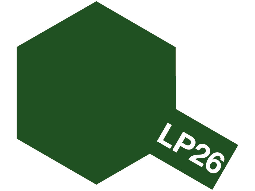 Tamiya LP-26 – Dark Green (JGSDF) / Vert foncé (JGSDF) – Lacquer Paint – 10 ml - Univers RcLoisirs