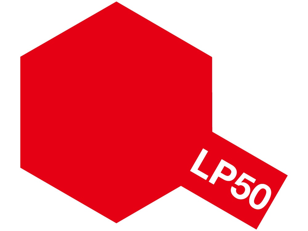 Tamiya LP-50 – Bright Red / Rouge vif – Lacquer Paint – 10 ml - Univers RcLoisirs
