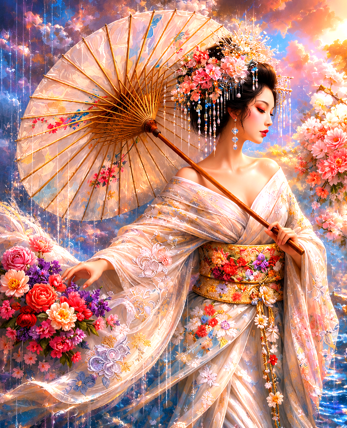PRE-ORDER / 5D Diamond Painting - High Range - Silk Parasol