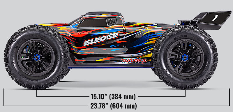 TRA95096-4 – Sledge – 1/8 – RTR Brushless Monster Truck 4WD
