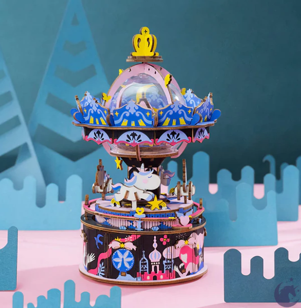 AM44 - Carrousel Nuit étoilée – Rolife – Miniature à assembler