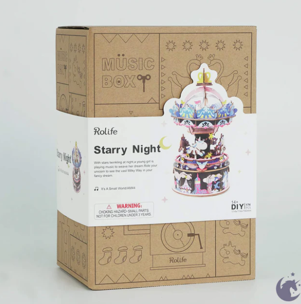 AM44 - Carrousel Nuit étoilée – Rolife – Miniature à assembler