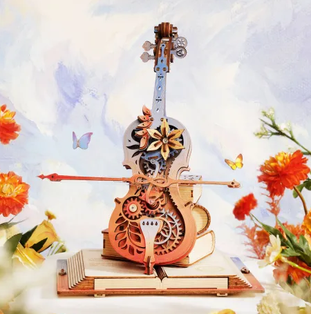 AMK63 - Violoncelle magique mécanique – ROKR – Puzzle 3D