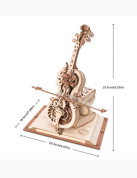 AMK63 - Violoncelle magique mécanique – ROKR – Puzzle 3D