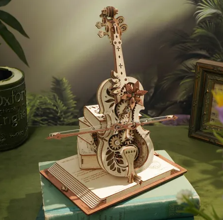 AMK63 - Violoncelle magique mécanique – ROKR – Puzzle 3D