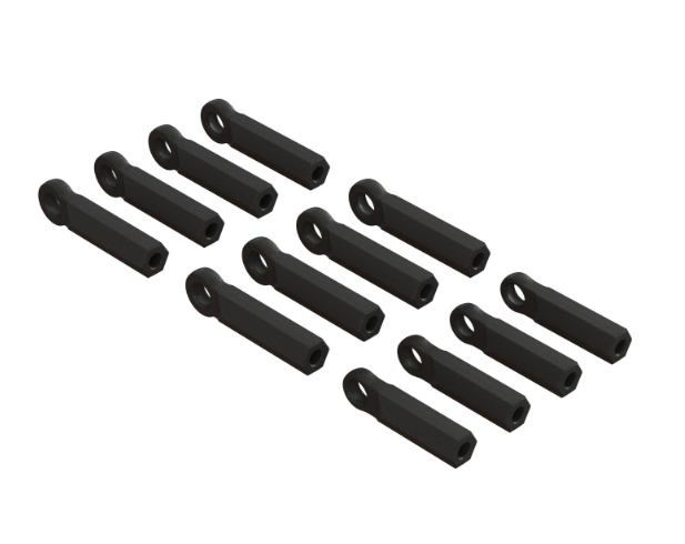 ARA330757 ensemble d’embouts de biellettes ARRMA comprenant 8 longs et 4 courts en composite haute résistance pour KRATON et OUTCAST 4S chez Univers RcLoisirs