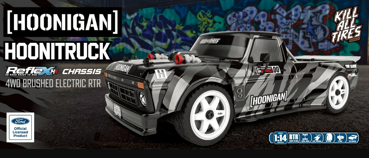 ASC20177C – Reflex 14R Hoonitruck RTR – 1/14 4WD – Univers RcLoisirs