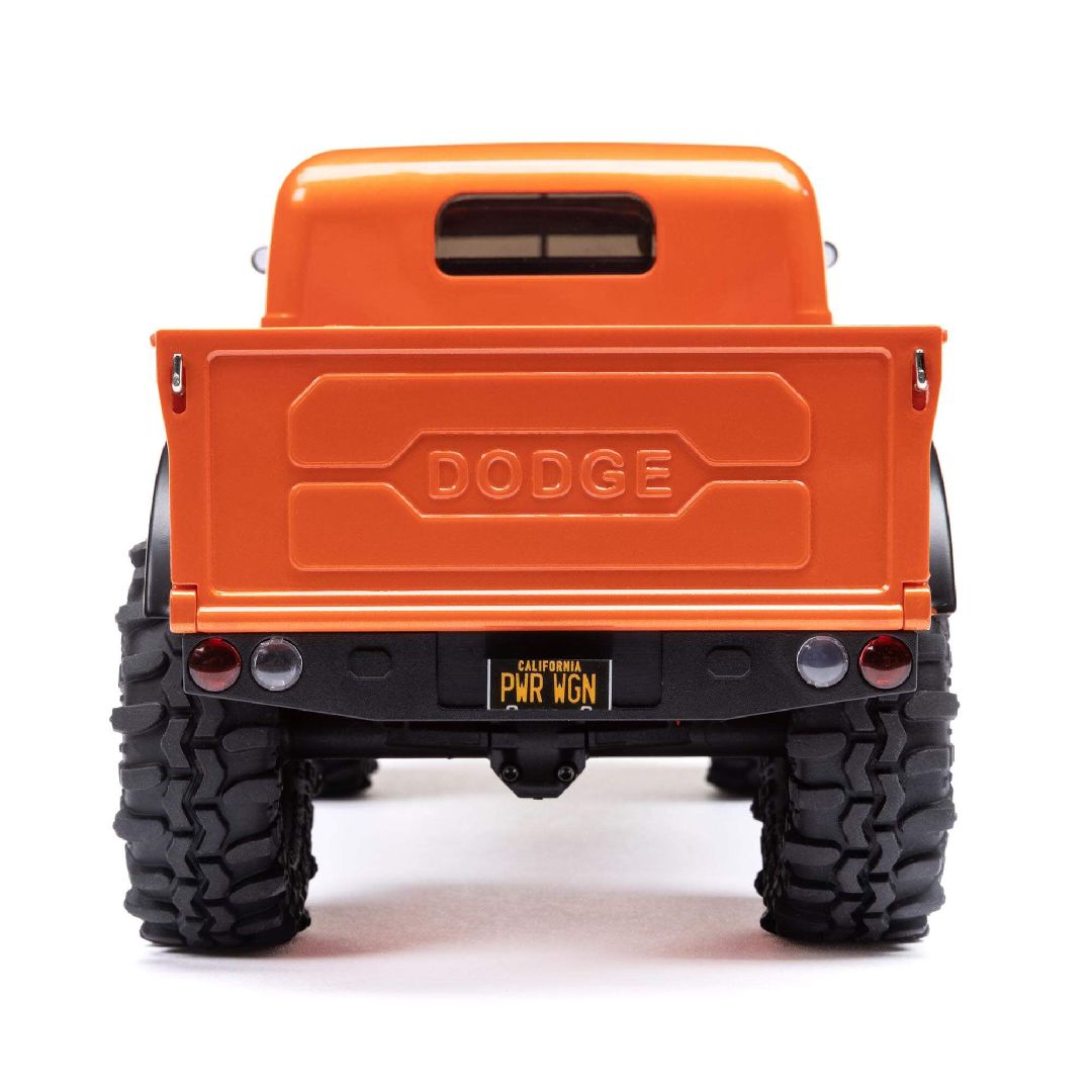 Axial SCX24 Dodge Power Wagon – Micro crawler RC 1/24 4×4 brushed – AXI00007 – carrosserie scale années 40, rails acier, worm gears – Univers RcLoisirs