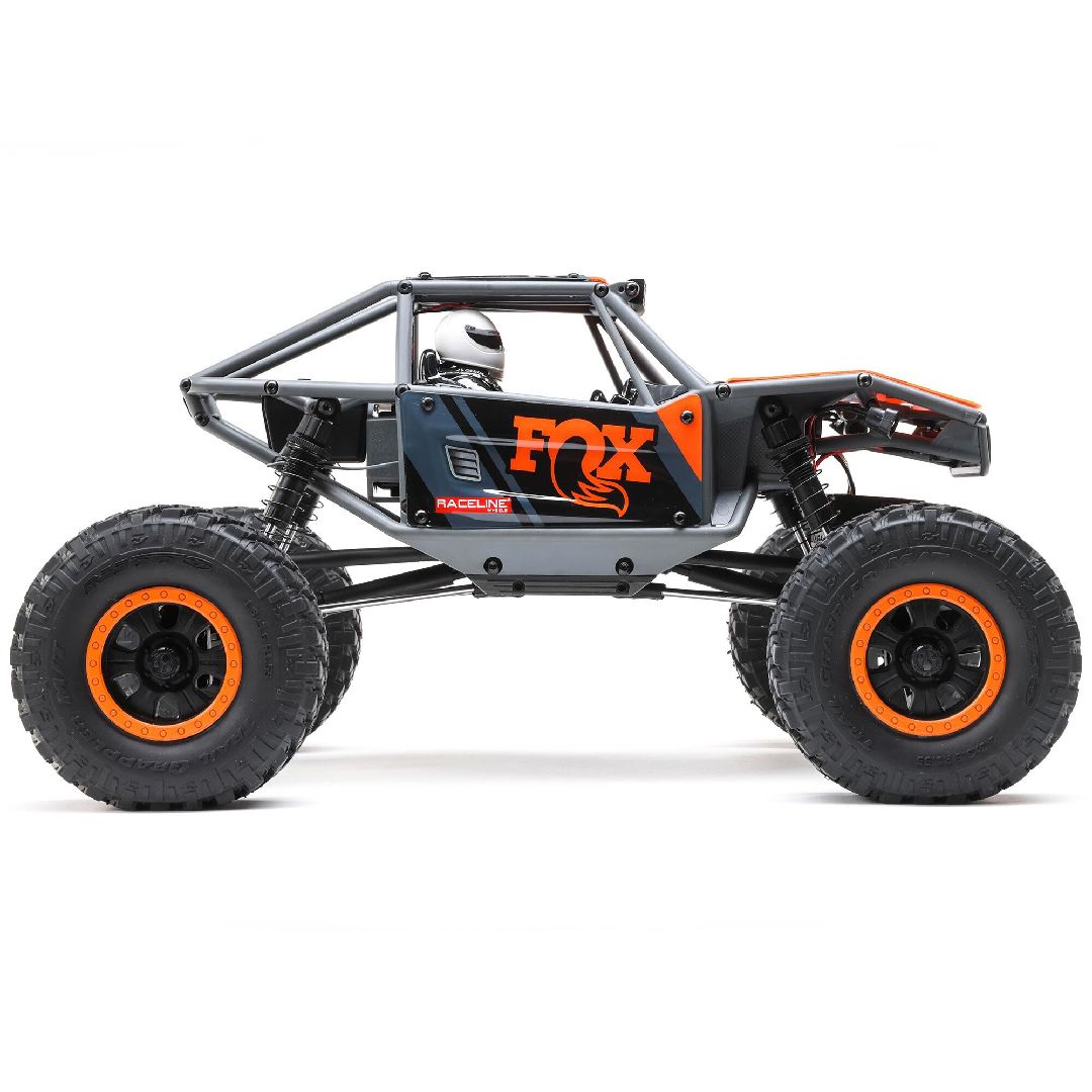 Axial UTB18 Capra 4WD 1/18 RTR – Modèle Orange – ponts portiques, châssis tubulaire – batterie Smart G2 & chargeur inclus – AXI01002V2 – Dernier modèle, discontinué – Univers RcLoisirs