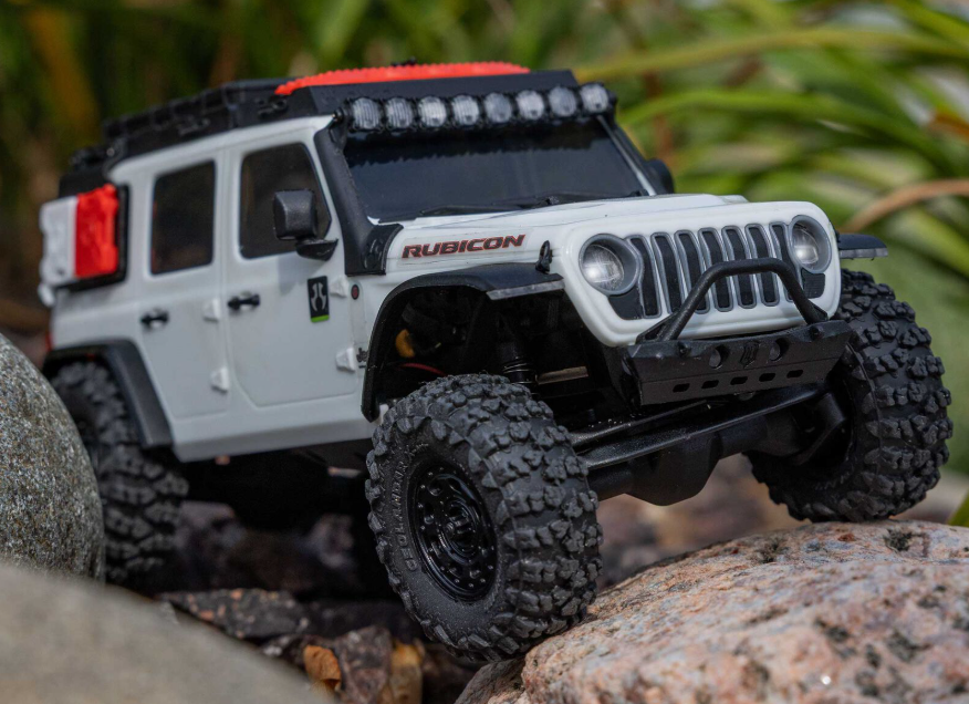 AXI-2261 – SCX30 Jeep Wrangler JLU – 1/30 – RTR 4WD Brushed Micro Rock Crawler - Univers RcLoisirs