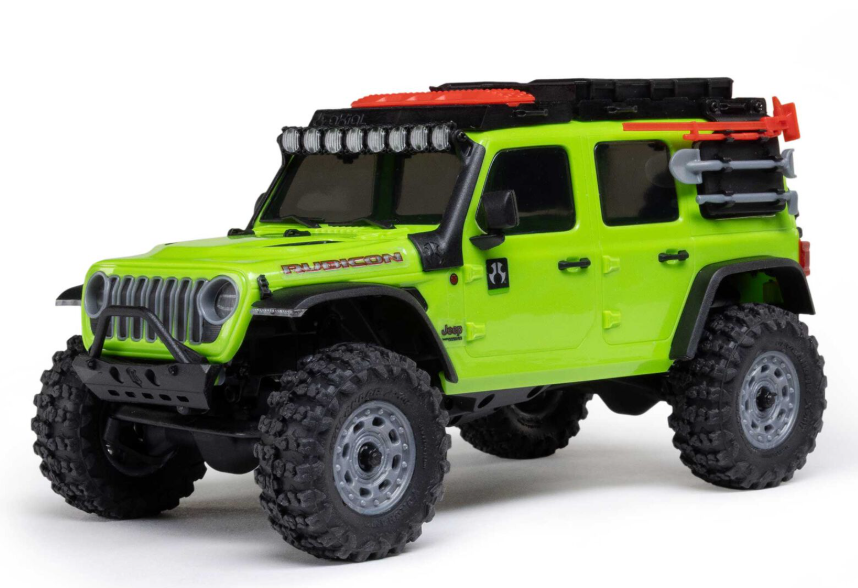 AXI-2261 – SCX30 Jeep Wrangler JLU – 1/30 – RTR 4WD Brushed Micro Rock Crawler - Univers RcLoisirs