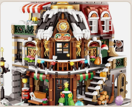 Café de Noël – LOZ 1054 – 2506 pièces – Mini blocs à assembler – Univers RcLoisirs