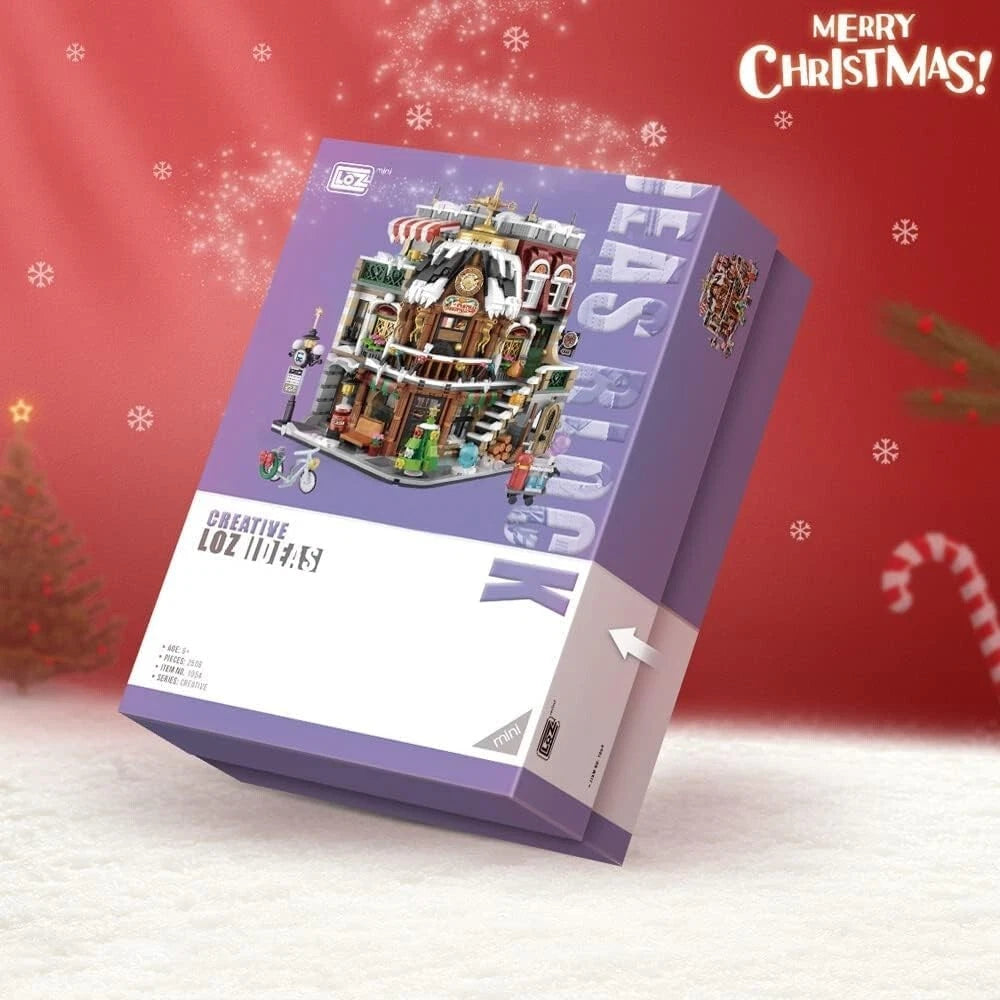 Café de Noël – LOZ 1054 – 2506 pièces – Mini blocs à assembler – Univers RcLoisirs
