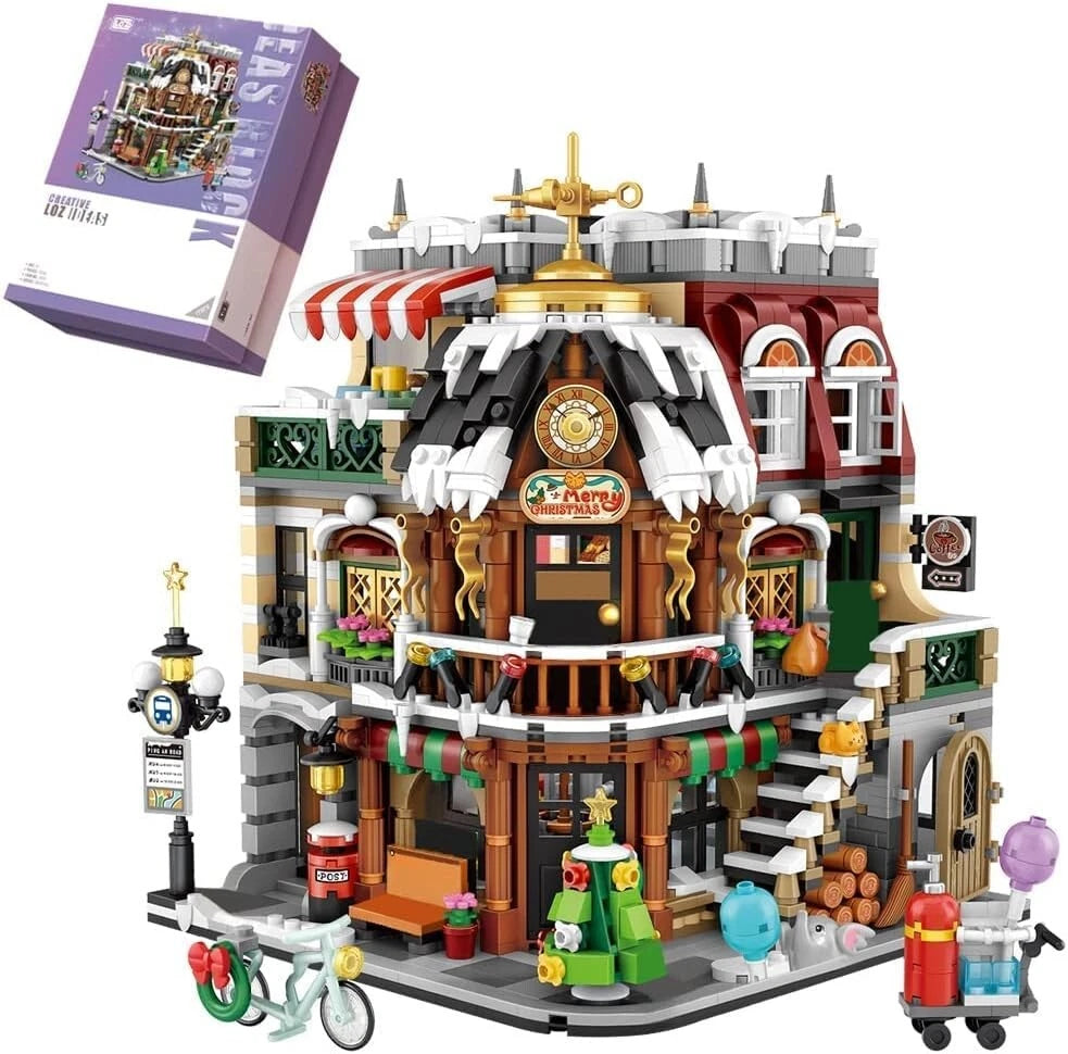 Café de Noël – LOZ 1054 – 2506 pièces – Mini blocs à assembler – Univers RcLoisirs