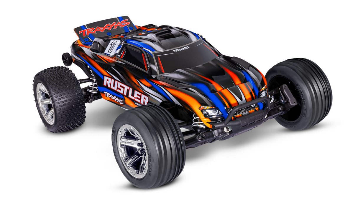 TRA37354-4 – Rustler 2WD BL-2s HD – 1/10 – RTR - Stadium Truck