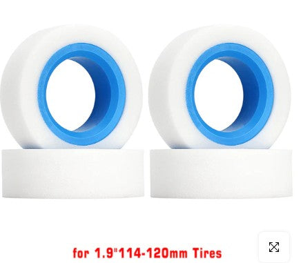 AX5020B-4 – Dual-Stage TPE foam inserts 1.9″ (100-110 / 114-120 mm) Injora – Univers RcLoisirs