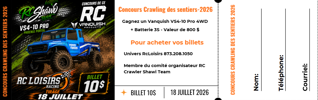 Shawinigan Contest July 18, 2026 - Enter to win a Vanquish VS4-10 Phoenix Portal