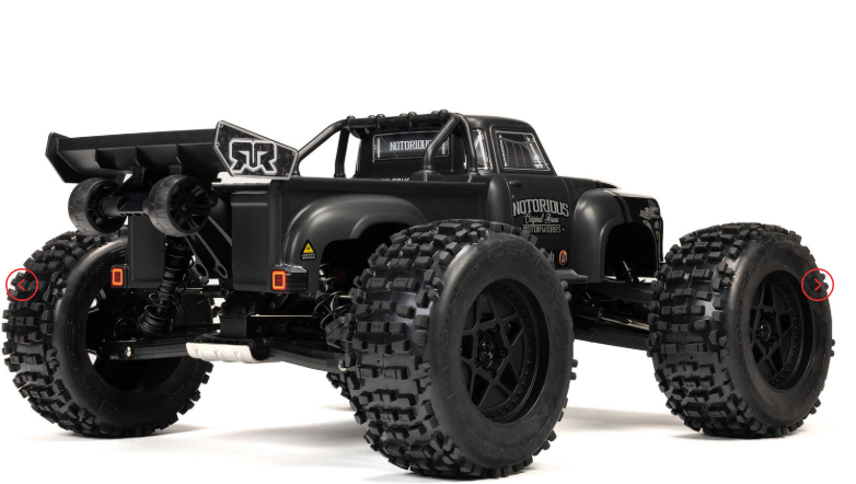 ARRMA 1/8 NOTORIOUS BL-6s 4x4 Stunt Truck RTR