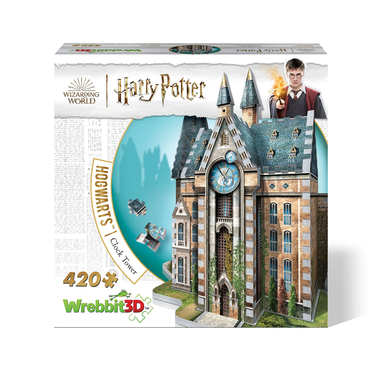 Château Poudlard - Harry Potter - Tour de l'Horloge – Wrebbit 3D – Casse-tête – Univers RcLoisirs