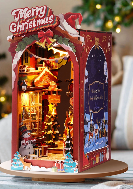 Christmas Street – Rolife TGC06 – Miniature à assembler – Univers RcLoisirs