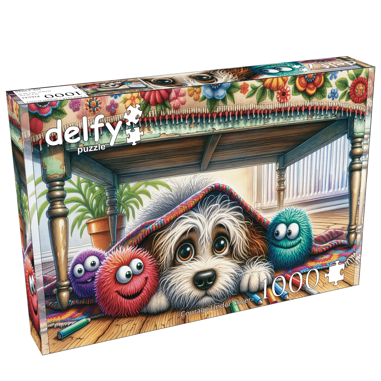 Delfy - Courage Under Cover – Casse-tête – 1000 pièces – Univers RcLoisirs