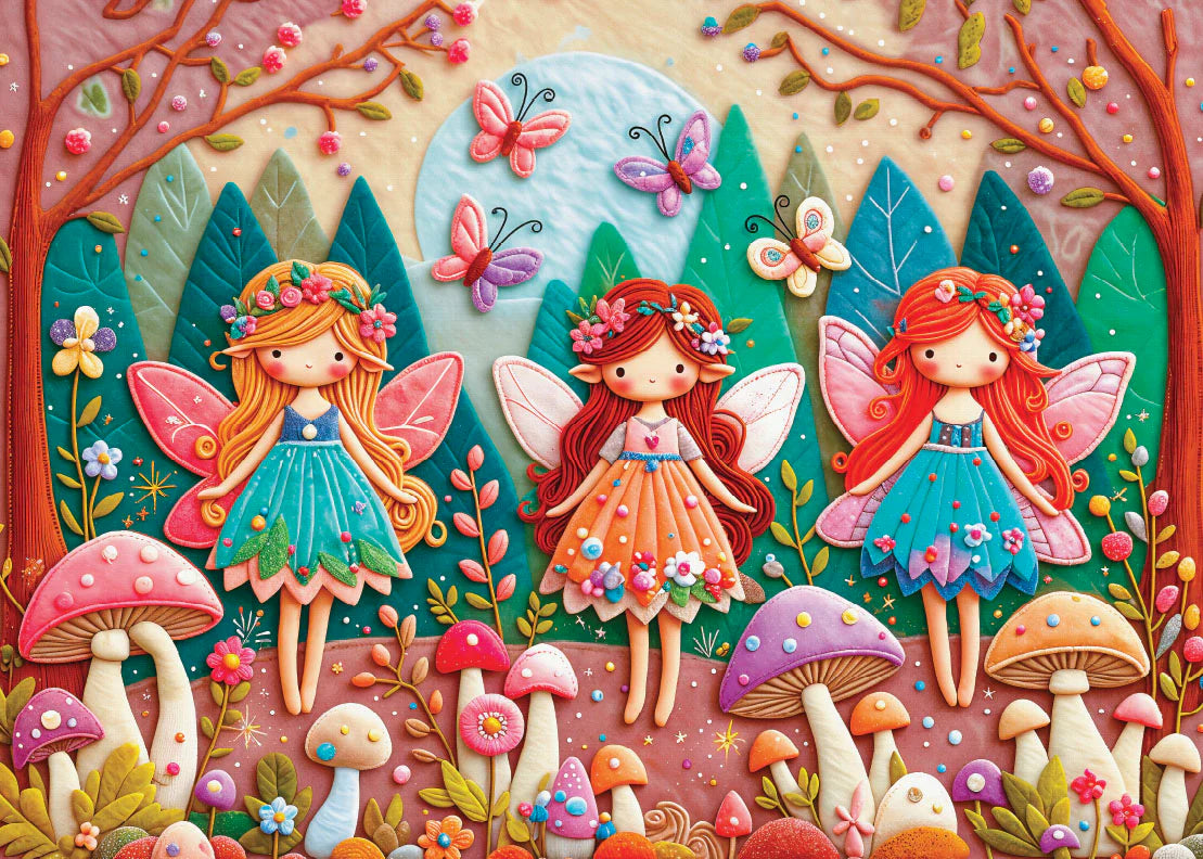 Delfy - Fables in Felt – Casse-tête – 1000 pièces – Univers RcLoisirs