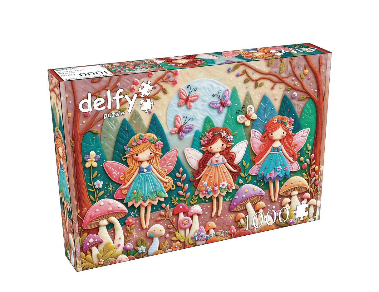 Delfy - Fables in Felt – Casse-tête – 1000 pièces – Univers RcLoisirs