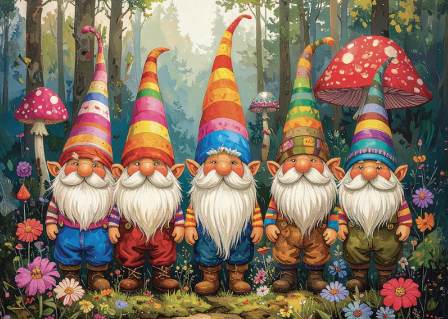 Delfy - Forest Gnome Gathering - Casse-tête - 1000 pièces - Univers RcLoisirs