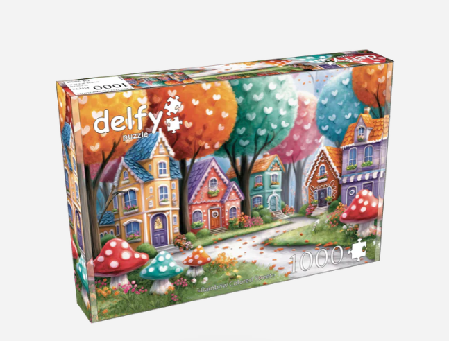 Delfy - Rainbow Colored Street - Casse-tête - 1000 pièces - Univers RcLoisirs