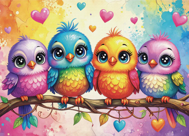 Delfy - Tweeting In Harmony - Casse-tête - 1000 pièces - Univers RcLoisirs