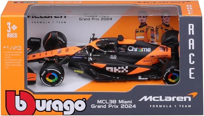 McLaren MCL38 – Édition 2024 – F1 – Échelle 1:43