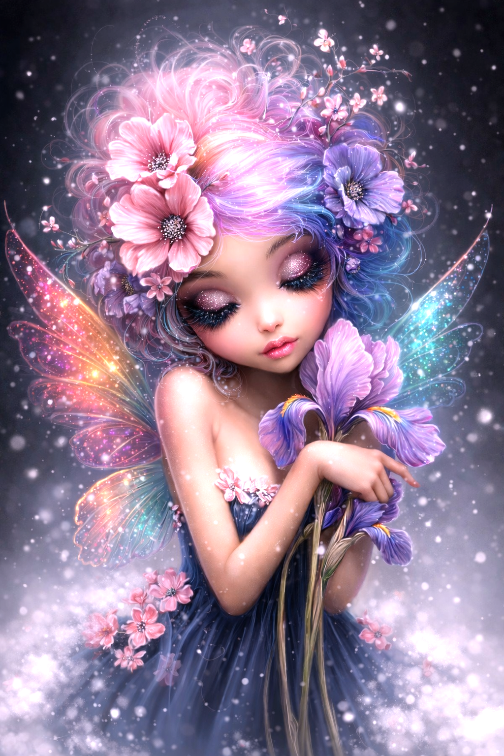 PRÉ-COMMANDE / Peinture diamant 5D - Haute Gamme - Fée des Iris