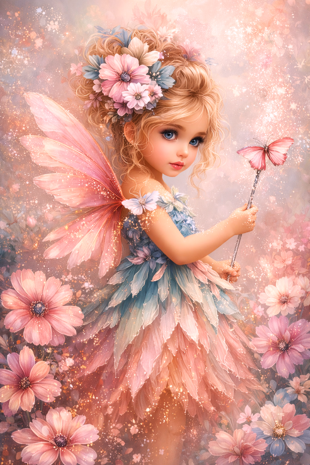 PRÉ-COMMANDE / Peinture diamant 5D - Haute Gamme - Fée Papillon