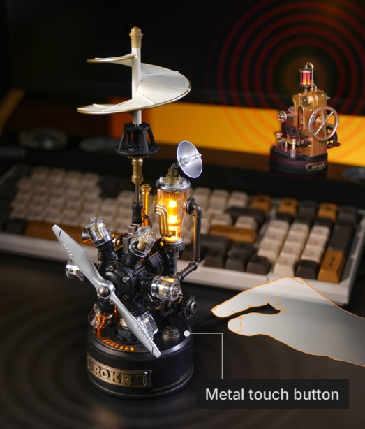 Hélicoptère Léonard Da Vinci mécanique - ROKR CGL01 – Puzzle 3D – Univers RcLoisirs