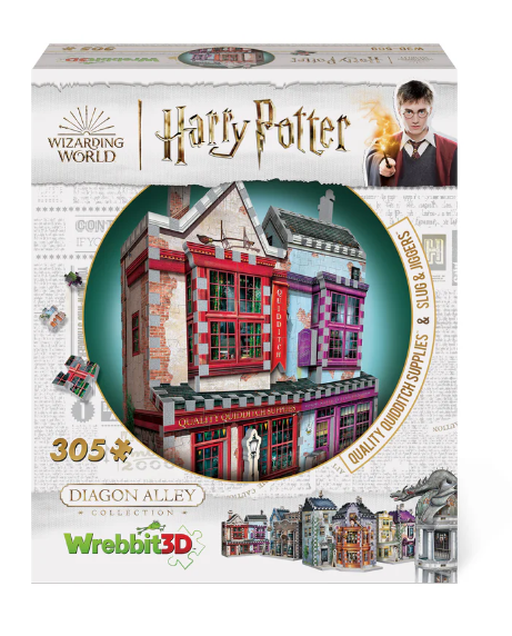 Harry Potter - Magasin d’accessoires de Quidditch et Slug & Jiggers – Puzzle 3D